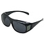 Benson Overzetzonnebril - Zwart Montuur - Universele Pasvorm - Anti-Schittering - Wind- en Insectenbescherming