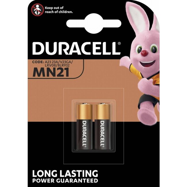 Duracell 12V alkaline batterijen - 33mAh - 2 stuks - compact formaat