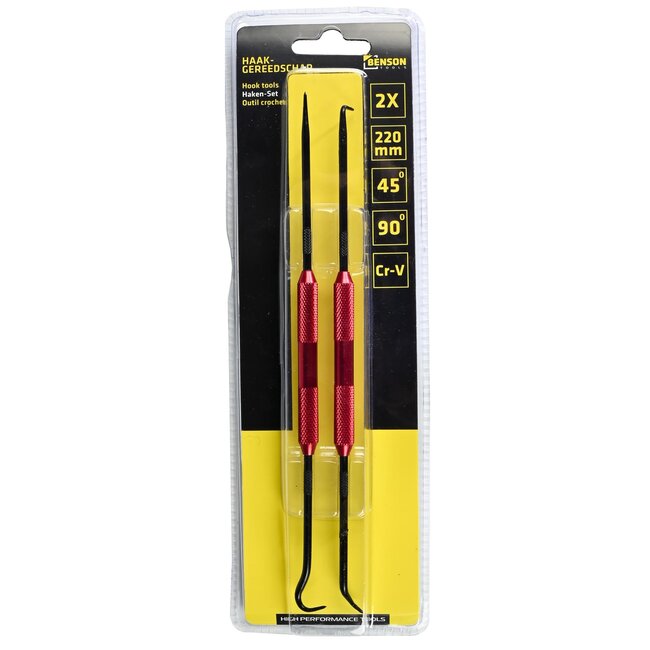 Benson Hakenset - 250 mm - Diverse hoeken - Ideaal voor o-ringen en afdichtingen