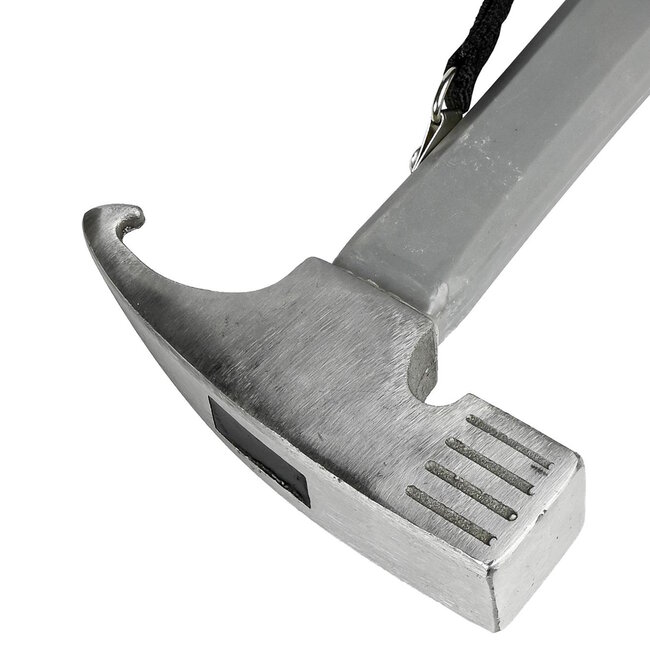 Benson Campinghamer - 450 gram - 30 cm - Rubberen grip - Grijs/Zwart