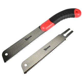 Benson Japanse trekzaag - Fijn en grof zaagblad - 34.5 cm - sK5 staal - Comfortabele handgreep