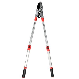 Benson 3-traps takkenschaar - uitschuifbaar tot 100 cm - aluminium - teflon coating - anti-slip handvatten