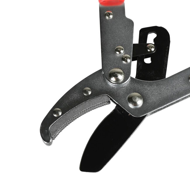 Benson 3-traps takkenschaar - uitschuifbaar tot 100 cm - aluminium - teflon coating - anti-slip handvatten