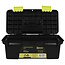 Benson Compacte gereedschapskist - lichtgewicht - 25 x 12,5 x 10 cm - zwart/geel
