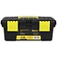 Benson Compacte gereedschapskist - lichtgewicht - 25 x 12,5 x 10 cm - zwart/geel