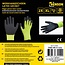 Benson Winterhandschoenen Latex Grip Gebreide Neon - Geel - XL - Maat 10