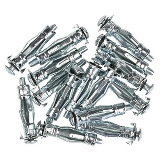 Hofftech Hollewandpluggen - Staal - Elektroverzinkt - 37 mm - 15 stuks