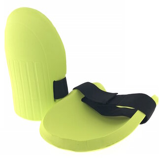 Benson Kniebeschermer - EVA Foam - Duurzaam en Comfortabel - Geel - 18x14x7 cm
