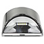 Hofftech LED Wandlamp Solar RVS - Muurbevestiging