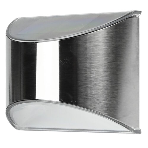 Hofftech LED Wandlamp Solar RVS - Muurbevestiging Hofftech LED Wandlamp Solar RVS - Muurbevestiging