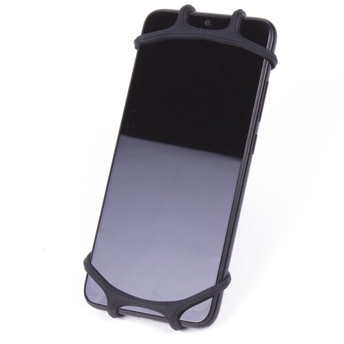 Benson Fiets Telefoonhouder Universeel - 360 Graden Rotatie - Zwart Benson Fiets Telefoonhouder Universeel - 360 Graden Rotatie - Zwart