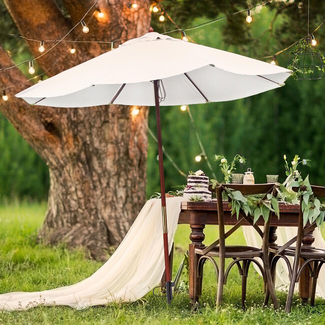 Benson Stevige parasolhouder - metaal - 45 cm - veelzijdig gebruik