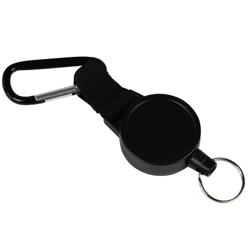 Benson Uittrekbare Sleutelhanger - aan Broek - Sleutels en pasjes - Terugslag - Sleutelhanger met Koord - Zwart Benson Uittrekbare Sleutelhanger - aan Broek - Sleutels en pasjes - Terugslag - Sleutelhanger met Koord - Zwart