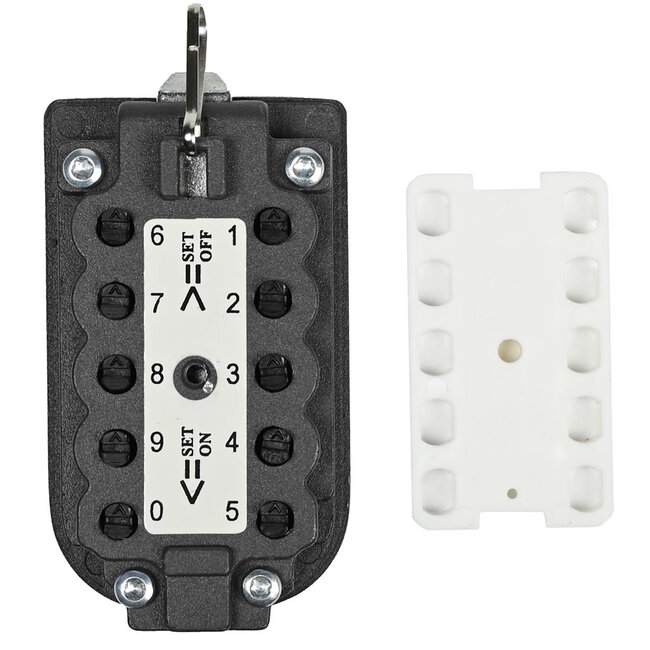 Stahlex Stalen sleutelkluis - cijferslot - weerbestendig - 155 x 63 x 46 mm