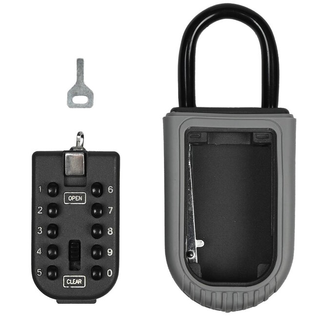 Stahlex Stalen sleutelkluis - cijferslot - weerbestendig - 155 x 63 x 46 mm