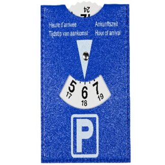 Benson Parkeerschijf - 15 x 11 cm - Blauw