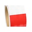 Benson Reflecterende Tape - Rood en Wit - 50 mm x 17 meter - Rol