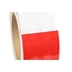 Benson Reflecterende tape - Rood en wit - 50 mm x 17 meter - Verhoogde zichtbaarheid en veiligheid