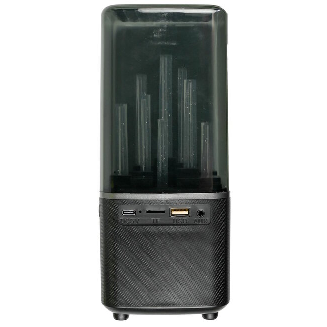 Benson Bluetooth luidspreker - Dansend licht - 3 uur muziek - 9 lichtmodi - Zwart