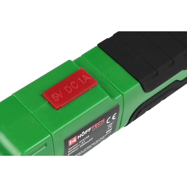 Hofftech Telescopische oplaadbare looplamp - 500 lumen - 20 uur werktijd - USB Type-C