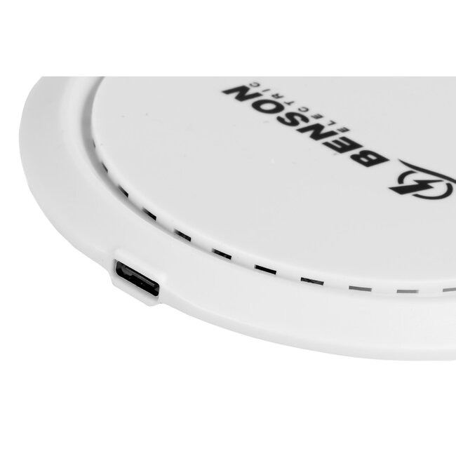Benson Draadloze lader - Veilig - Snel - Compatibel - Ø10,5 cm