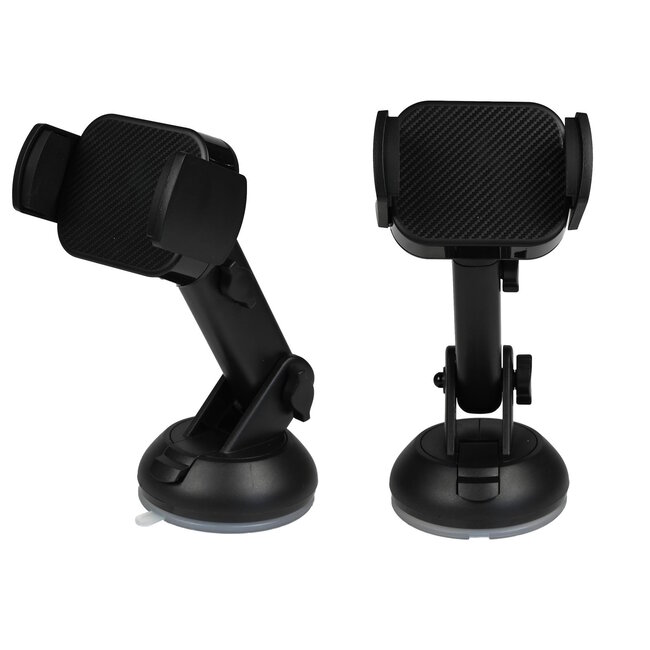 Benson Telefoonhouder auto met draadloze oplader - 360° rotatie - 15W snelladen - uitschuifbare arm