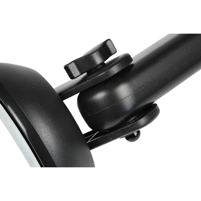 Benson Telefoonhouder auto met draadloze oplader - 360° rotatie - 15W snelladen - uitschuifbare arm