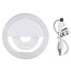 Benson LED selfie ringlicht - 36 LED's - 3 lichtstanden - oplaadbaar - clipbevestiging