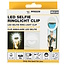 Benson LED selfie ringlicht - 36 LED's - 3 lichtstanden - oplaadbaar - clipbevestiging