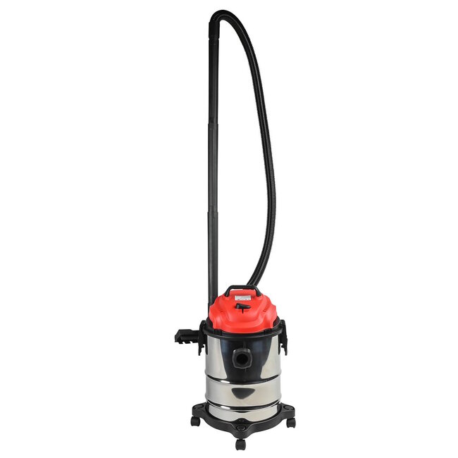 Benson Stofzuiger droog en nat - 1200W - 15 liter - 8-delig - RVS behuizing - met blaasfunctie