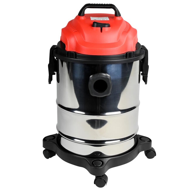 Benson Stofzuiger droog en nat - 1200W - 15 liter - 8-delig - RVS behuizing - met blaasfunctie