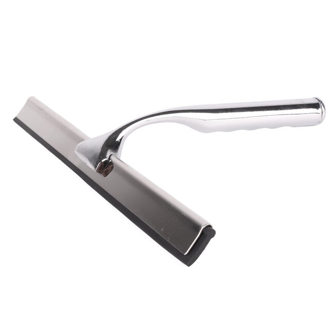 Benson Badkamerwisser met houder - roestvrij staal - 25 cm - chroom