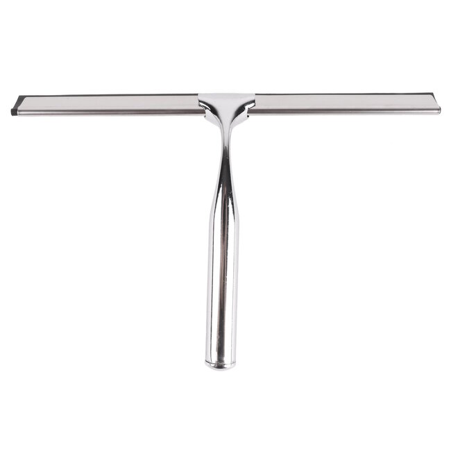 Benson Badkamerwisser met houder - roestvrij staal - 25 cm - chroom