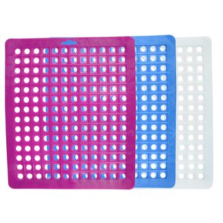 Benson Vierkante gootsteenmat - PVC - Op maat te knippen - 30 x 25 cm - Diverse kleuren
