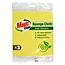 Magic Clean Sponsdoekjes - Natuurlijk Elastisch - Absorberend - 18 x 20 cm - 3 stuks - Vrolijke Kleuren