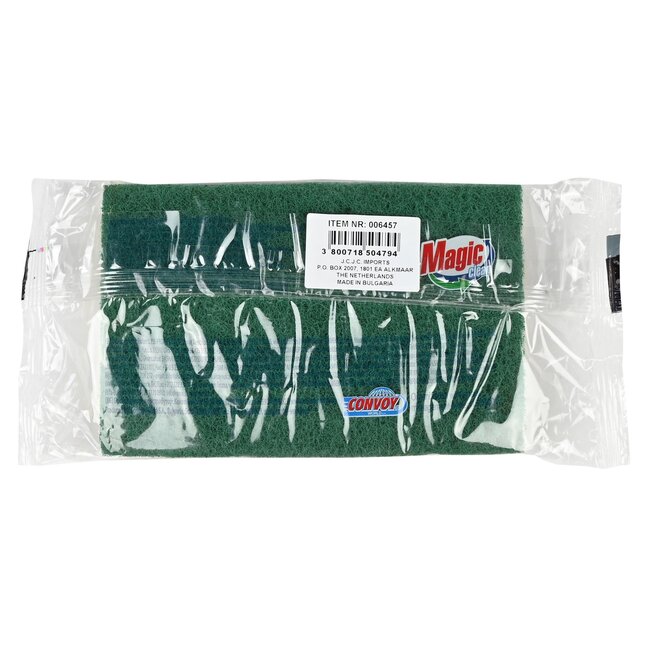 Magic Clean Schuurpads - Hardnekkige vlekken - Compact - 4 stuks - Geel/Oranje/Blauw/Groen