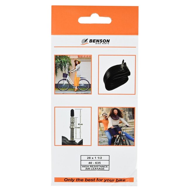 Benson Binnenband - Butyl - Dunlop ventiel - 28 inch - Zwart
