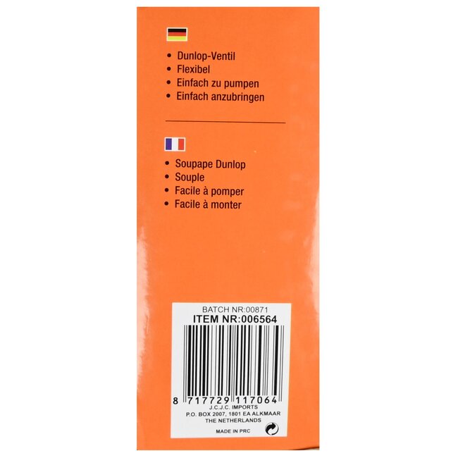 Benson Binnenband - 26 x 1.75 - Dunlop ventiel - Zwart - Rubber - Lichtgewicht