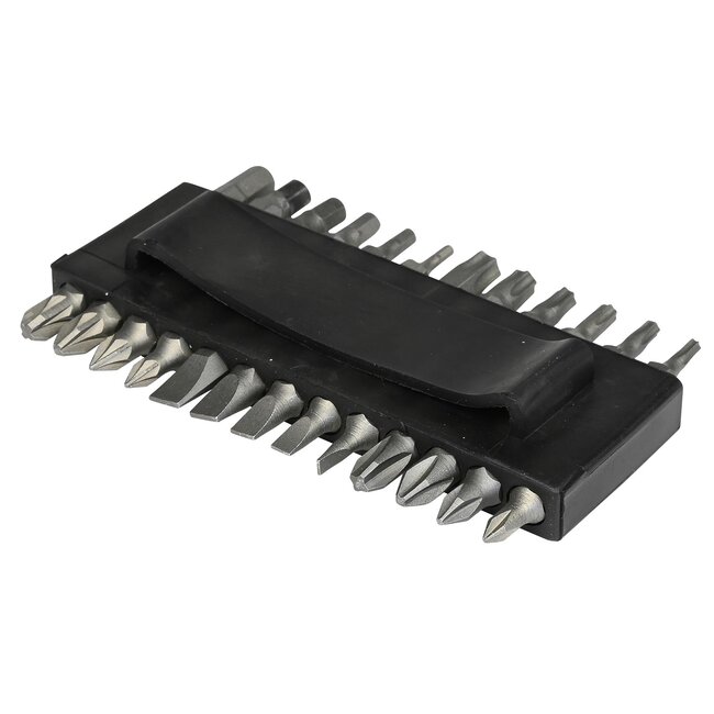 Benson Bitset - Chroom Vanadium - 25-delig - Inclusief Riemclip