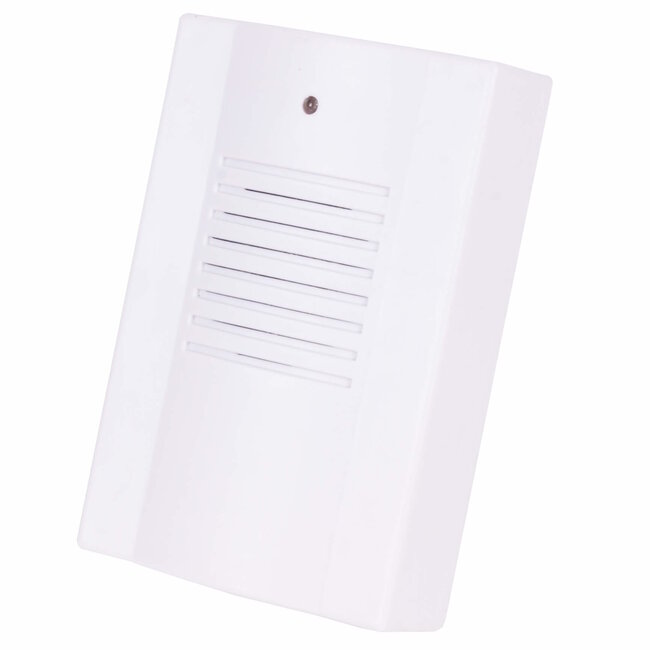 Benson Draadloze deurbel - 16 melodieën - 30 meter bereik - wit design