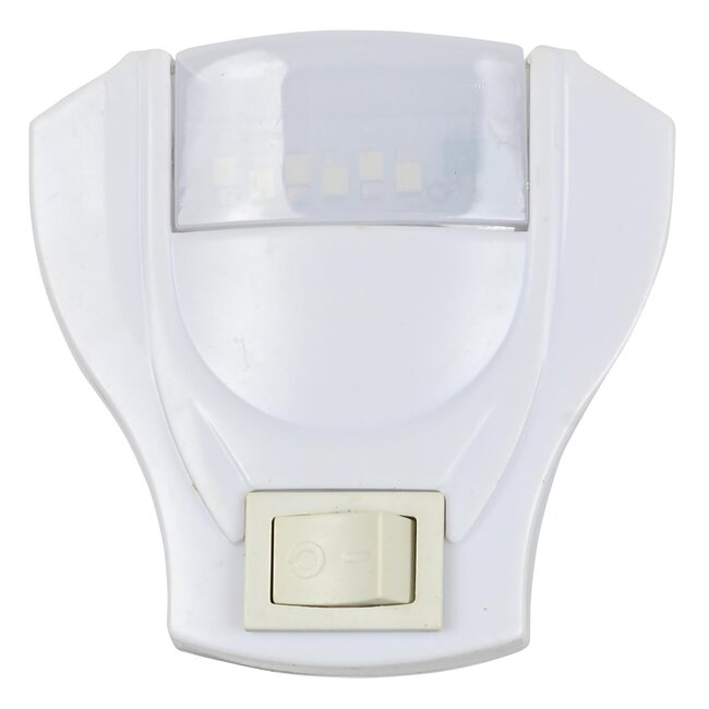 Benson LED nachtlampje - met schakelaar - helder wit licht - 220V - compact design