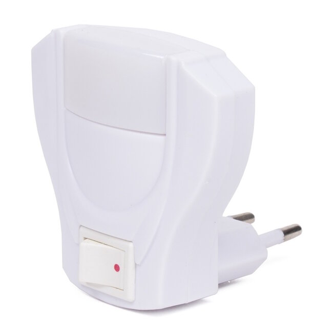 Benson LED nachtlampje - met schakelaar - helder wit licht - 220V - compact design