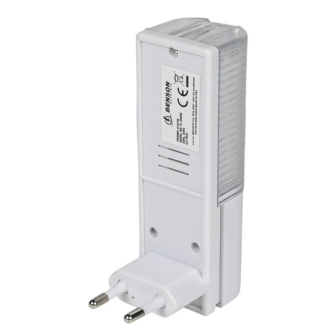 Benson Automatisch nachtlampje met sensor - 3 heldere LED's - energiezuinig - 230V - compact formaat