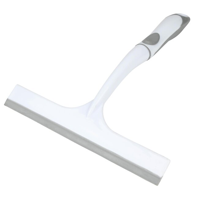 Benson Ergonomische wisser - streeploze ramen en douchecabines - 25 cm - zilver/wit