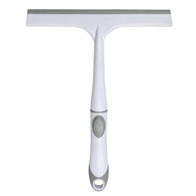 Benson Ergonomische wisser - streeploze ramen en douchecabines - 25 cm - zilver/wit