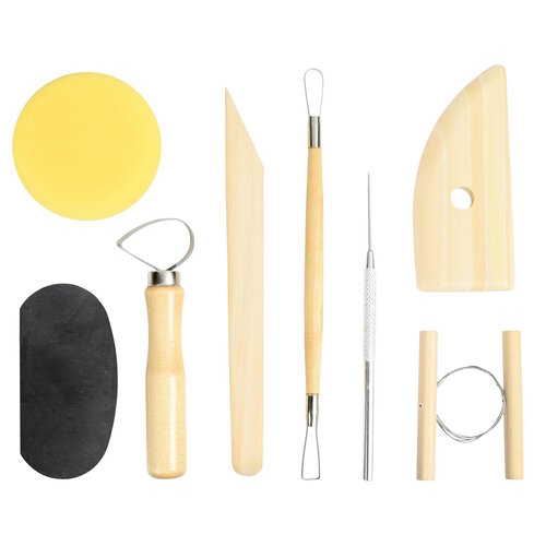 Benson 8-delige Klei Sculptuur Gereedschapset - Uw Complete Boetseeroplossing Benson 8-delige Klei Sculptuur Gereedschapset - Uw Complete Boetseeroplossing