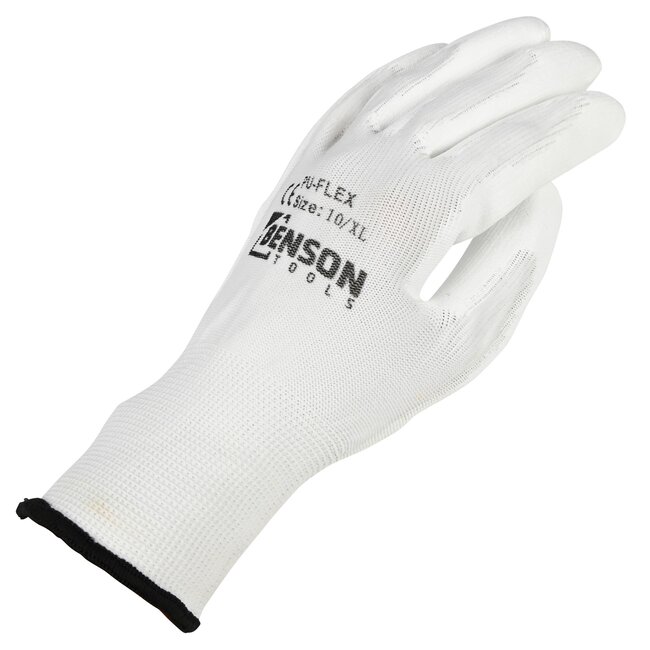 Benson Werkhandschoenen - PU Flex Nylon - Schilderen - Maat 10 (XL) - Wit