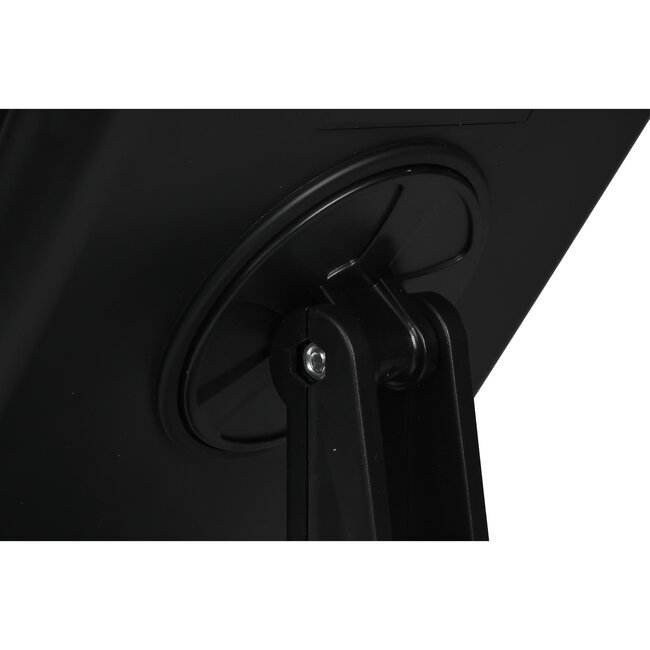 Benson Make-up spiegel - LED-verlichting - touch-schakelaar - 360° draaibaar - zwart - 30x18,5x12 cm