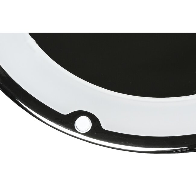 Benson LED make-up spiegel - 5x vergroting - heldere led-ring - sterke zuignap - wit - compact