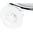 Benson LED make-up spiegel - 5x vergroting - heldere led-ring - sterke zuignap - wit - compact